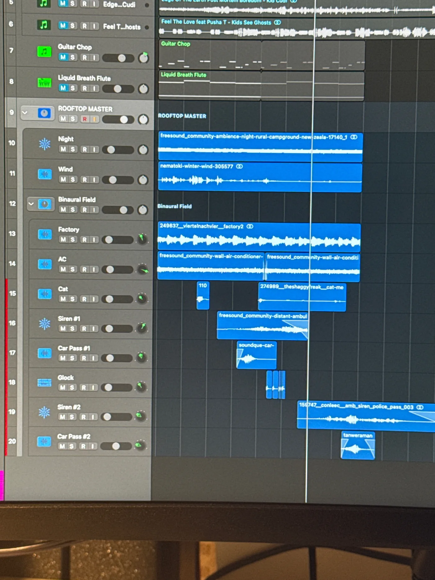 پروژهٔ موسیقی در Logic Pro